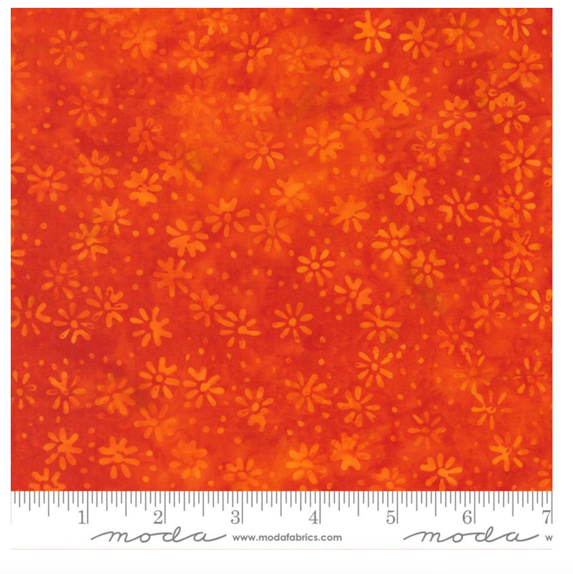 Moda 4370 13 Sunburst Tangerine 45" Fabric Per Yard