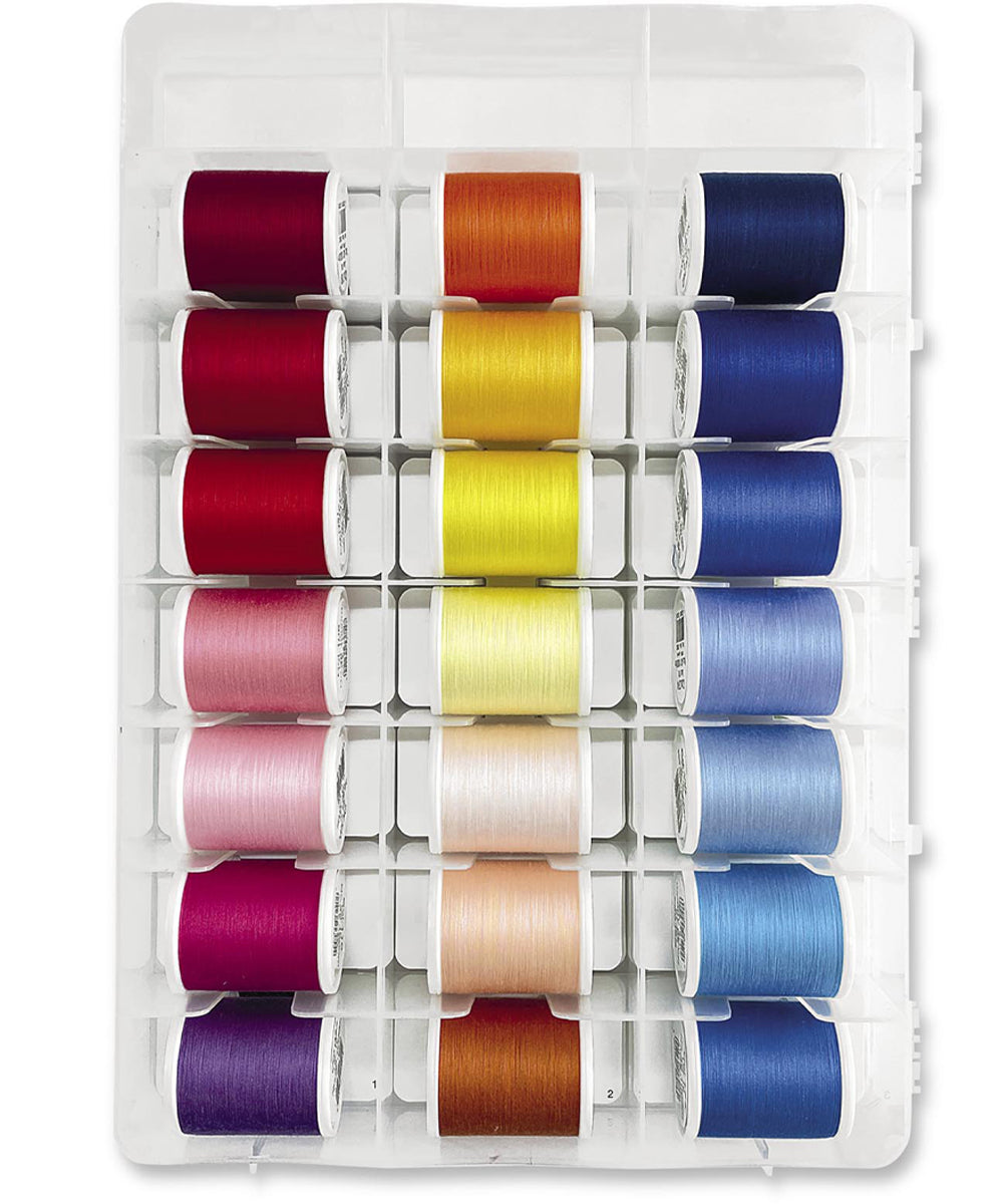 Sensa Green 40 – Quilt Box, 1100-yard (1000m) Spools, 40 Colors