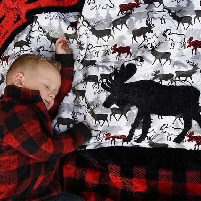 Sensational Strips Cuddle Kit - A 'Moose' D - Linda's Electric Quilters