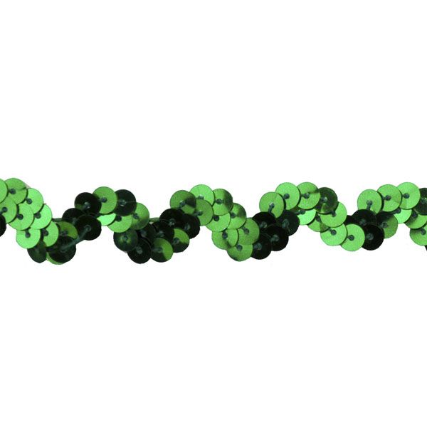 Sequin Trim 1/2-Inch Wide Polyester Non Stretch Rolls for Arts and Crafts, 25-Yard, BQ-304