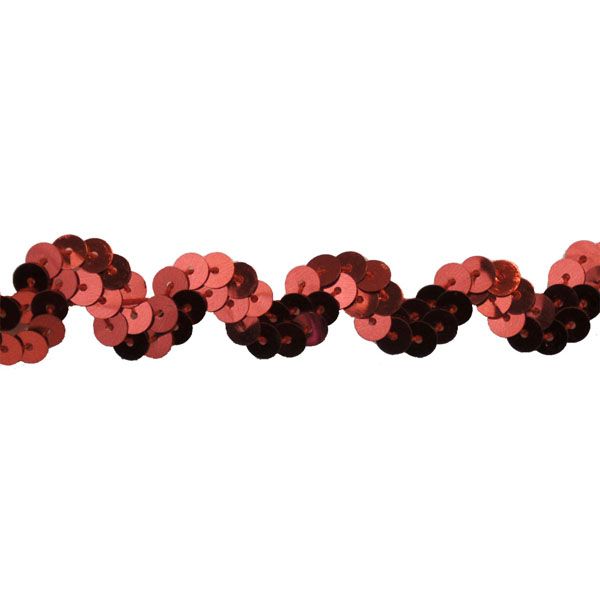 Sequin Trim 1/2-Inch Wide Polyester Non Stretch Rolls for Arts and Crafts, 25-Yard, BQ-304