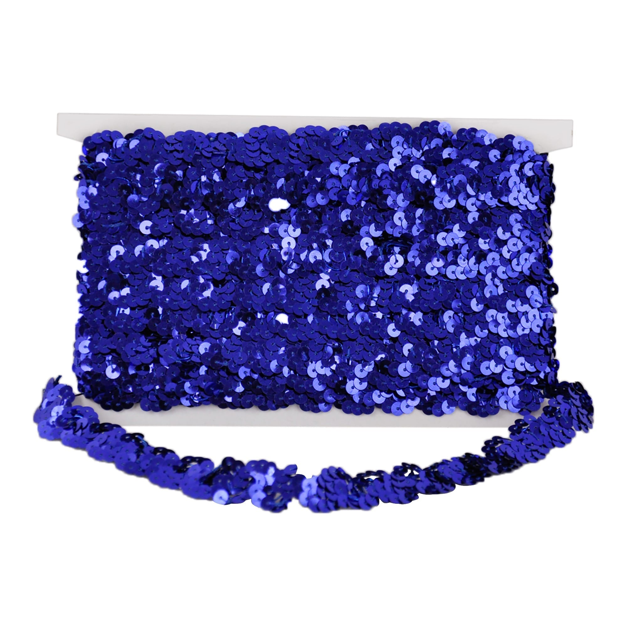 Sequin Trim 1-Inch Wide Polyester Non Stretch Sequin Trim Rolls for Arts and Crafts, 10-Yard