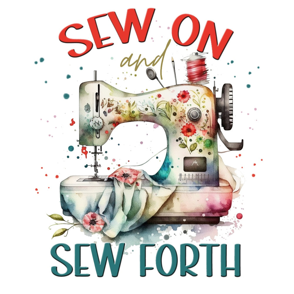 Sew On and Sew Forth Floral Fabric Panel QuiltingFabricPanels