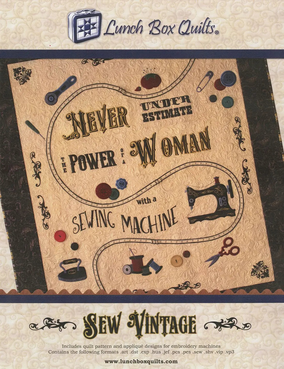 Sew Vintage Machine Embriodery - Linda's Electric Quilters