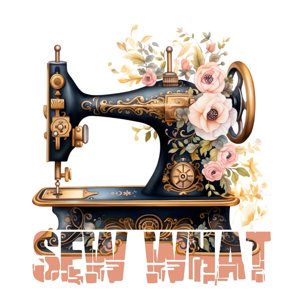 Sew What Floral Fabric Panel QuiltingFabricPanels