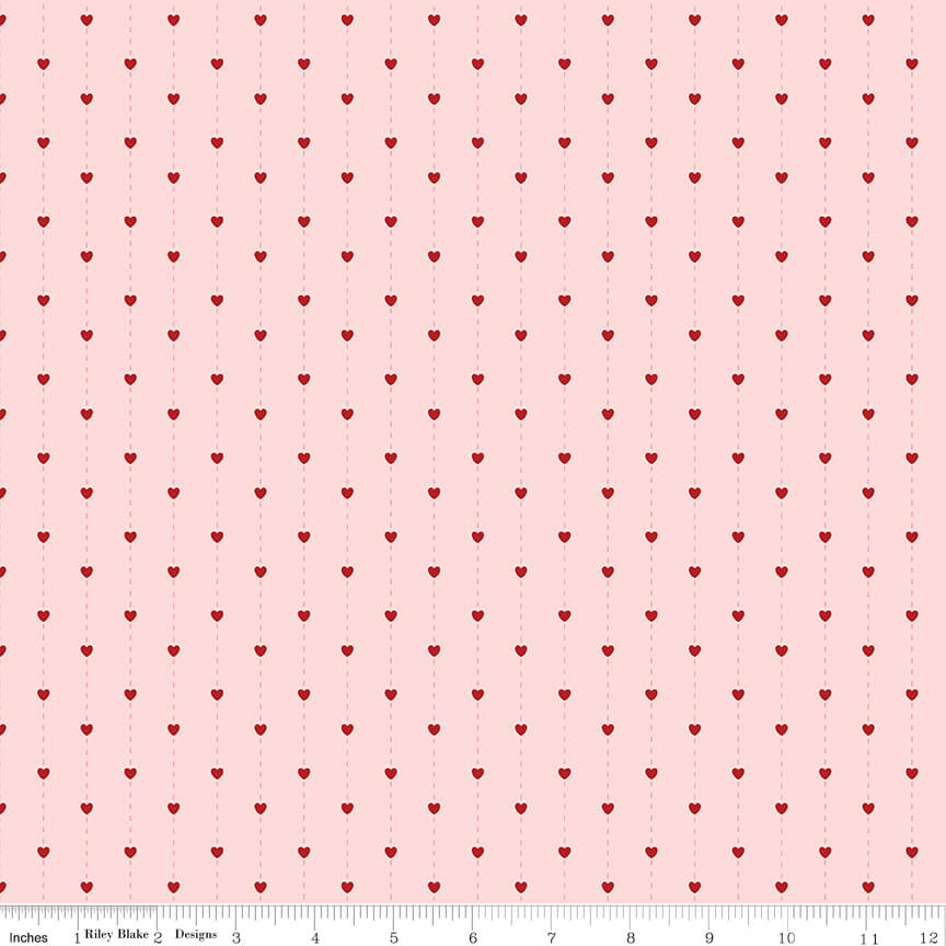 Sew in Love - Stripes - Blush 44"/45" Fabric Per Yard