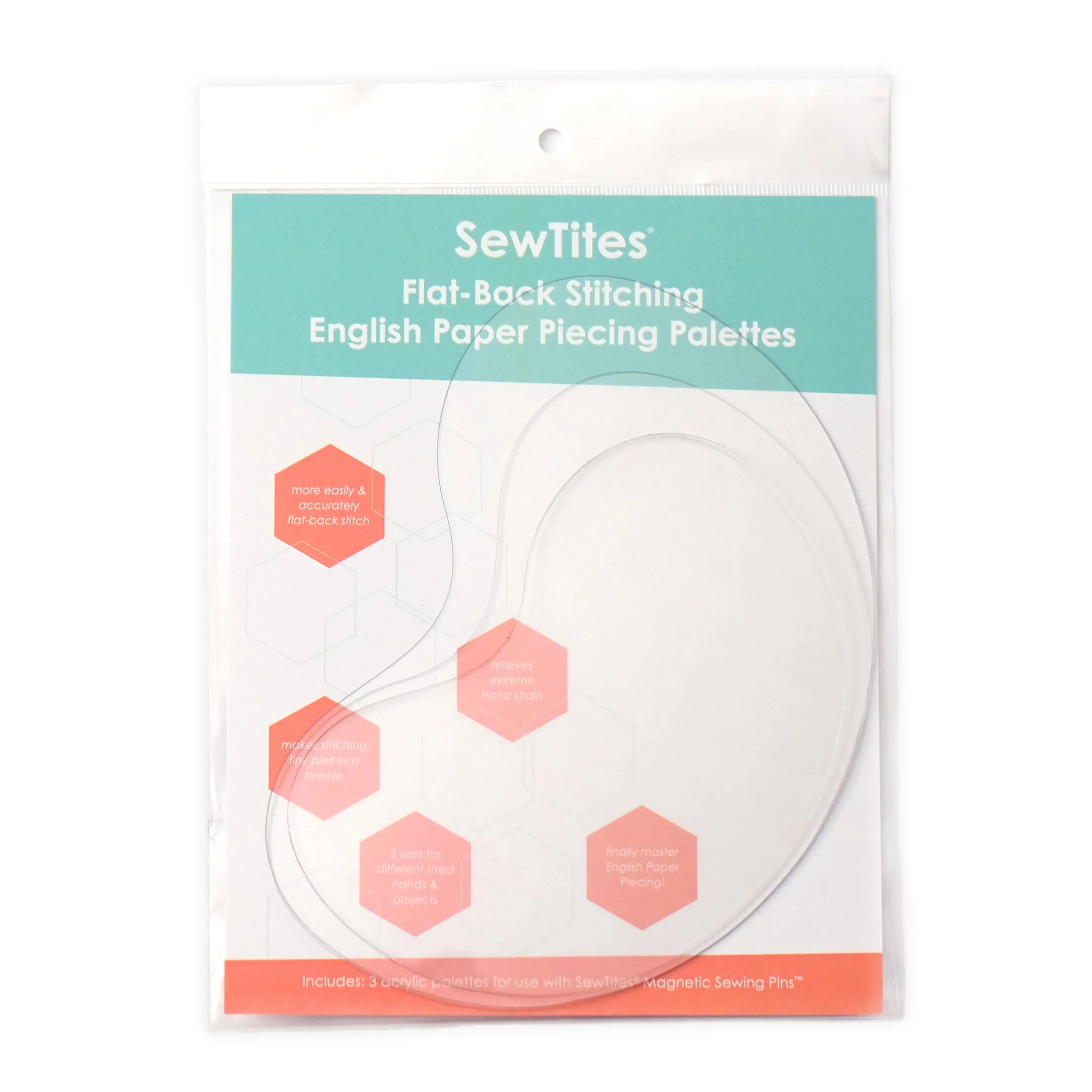 SewTites Flat Back Stitching English Paper Piecing Palette SewTites
