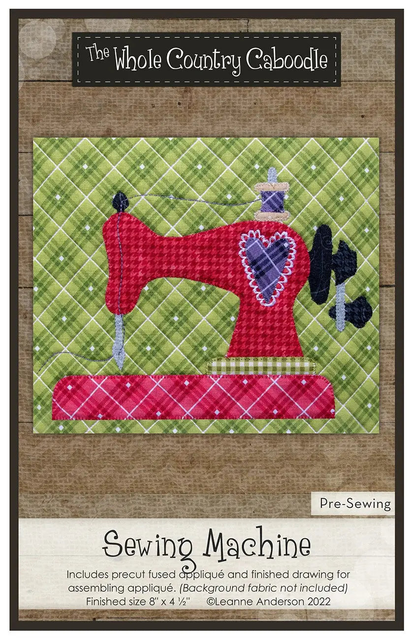Sewing Machine Precut Fused Applique Pack - Linda's Electric Quilters