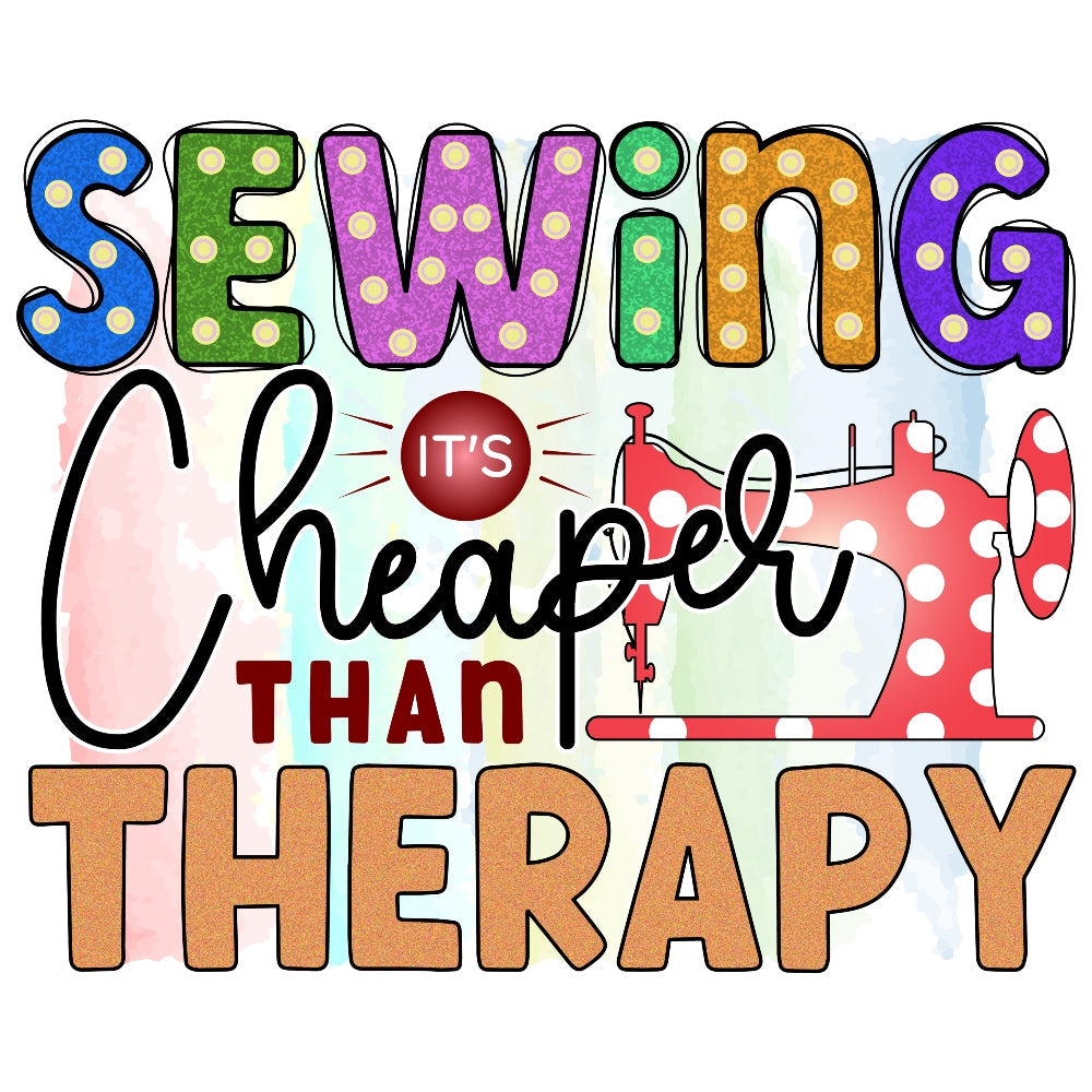 Sewing Therapy Fabric Panel