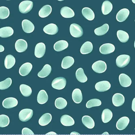 Shells - Sun Moments - Blue 44" / 45" Fabric Per Yard The Fabric Company