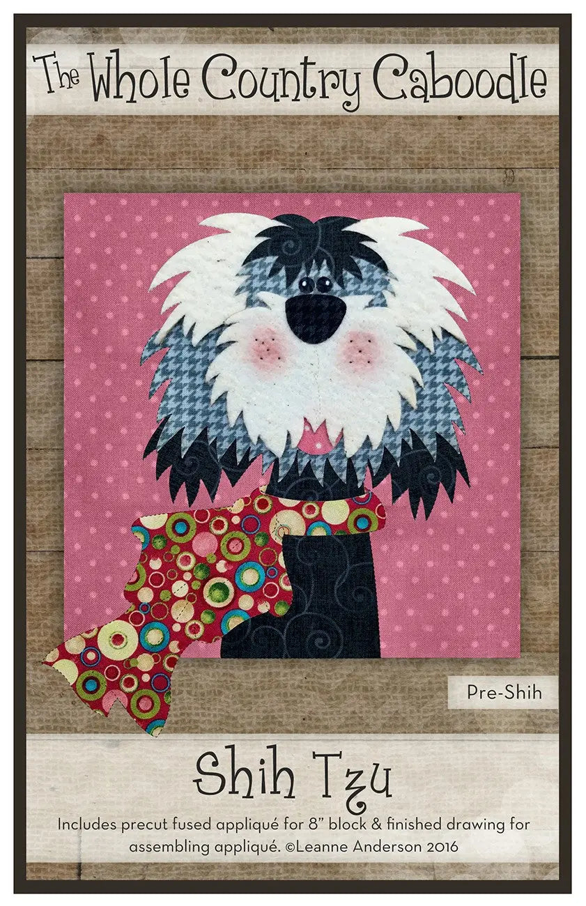 Shih Tzu Precut Applique Checker Distributor