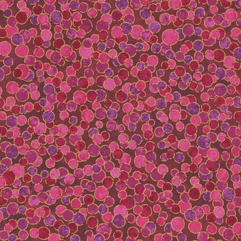 Shimmer Bubble Gum Cotton 44"/45" Fabric Per Yard