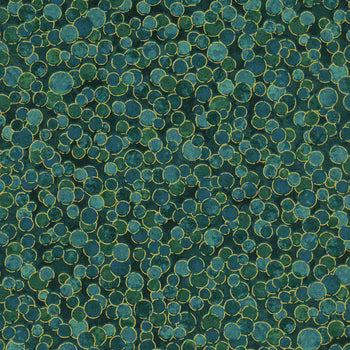 Shimmer Peacock Cotton 44"/45" Fabric Per Yard