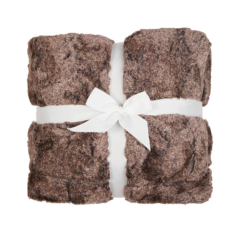 Frappe Signature Luxe Cuddle Heather Blanket 60" x 72"