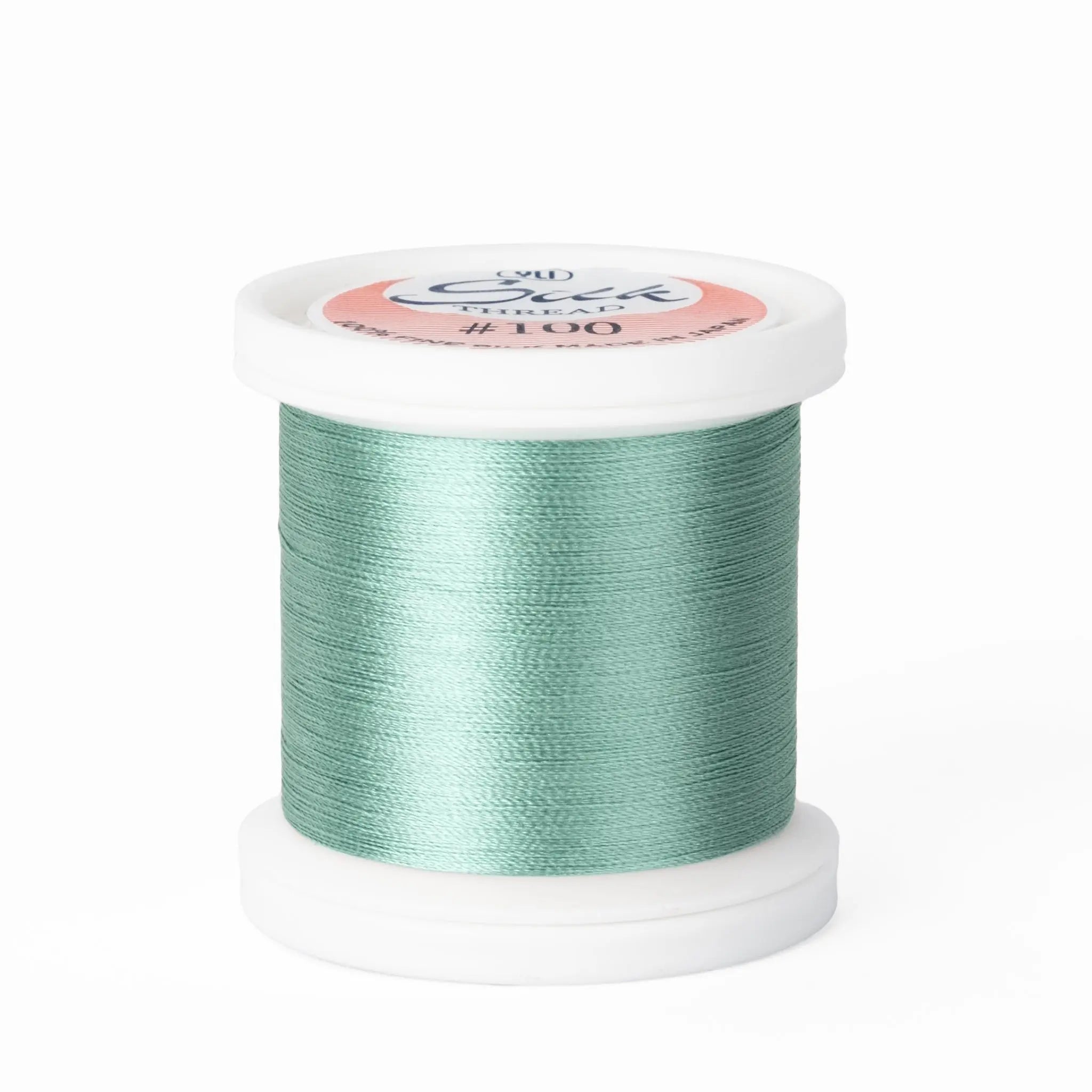 Silk #100 - 205 Aqua Spool YLI Threads