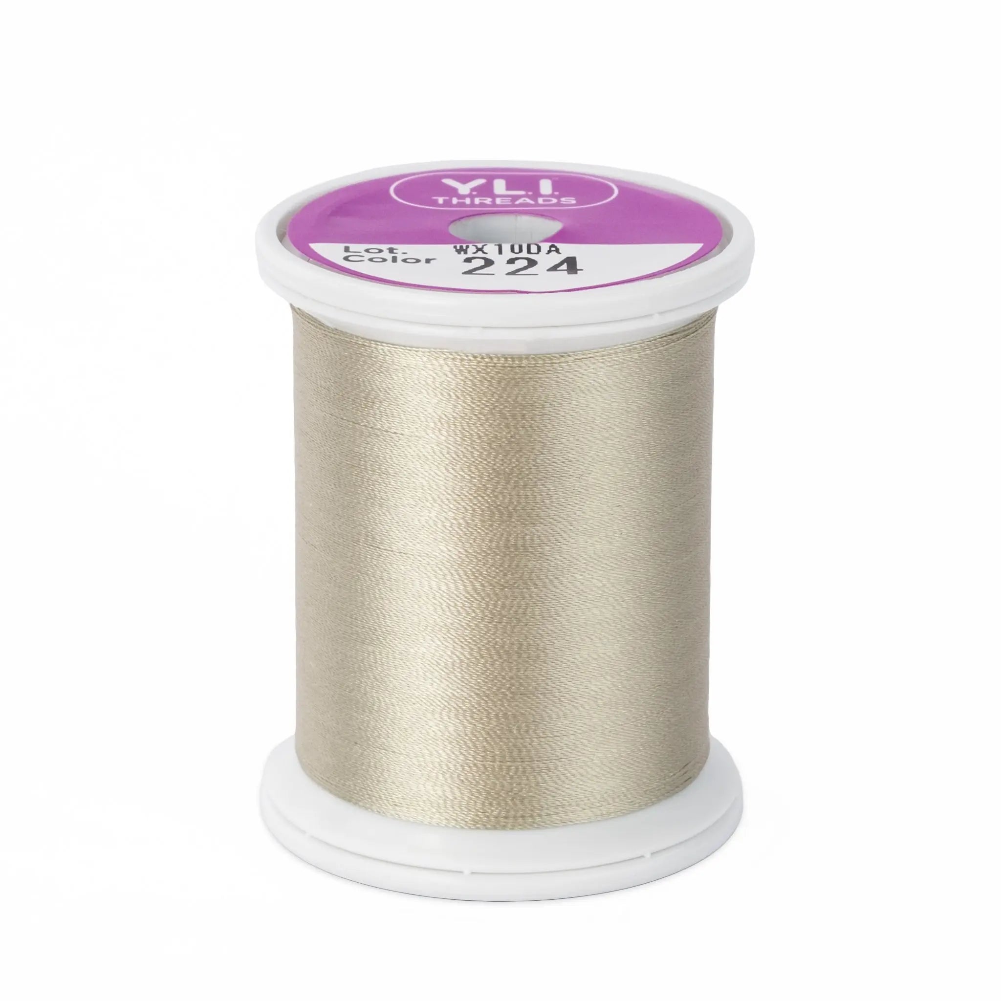 Silk #100 - 224 Taupe Beige Spool YLI Threads