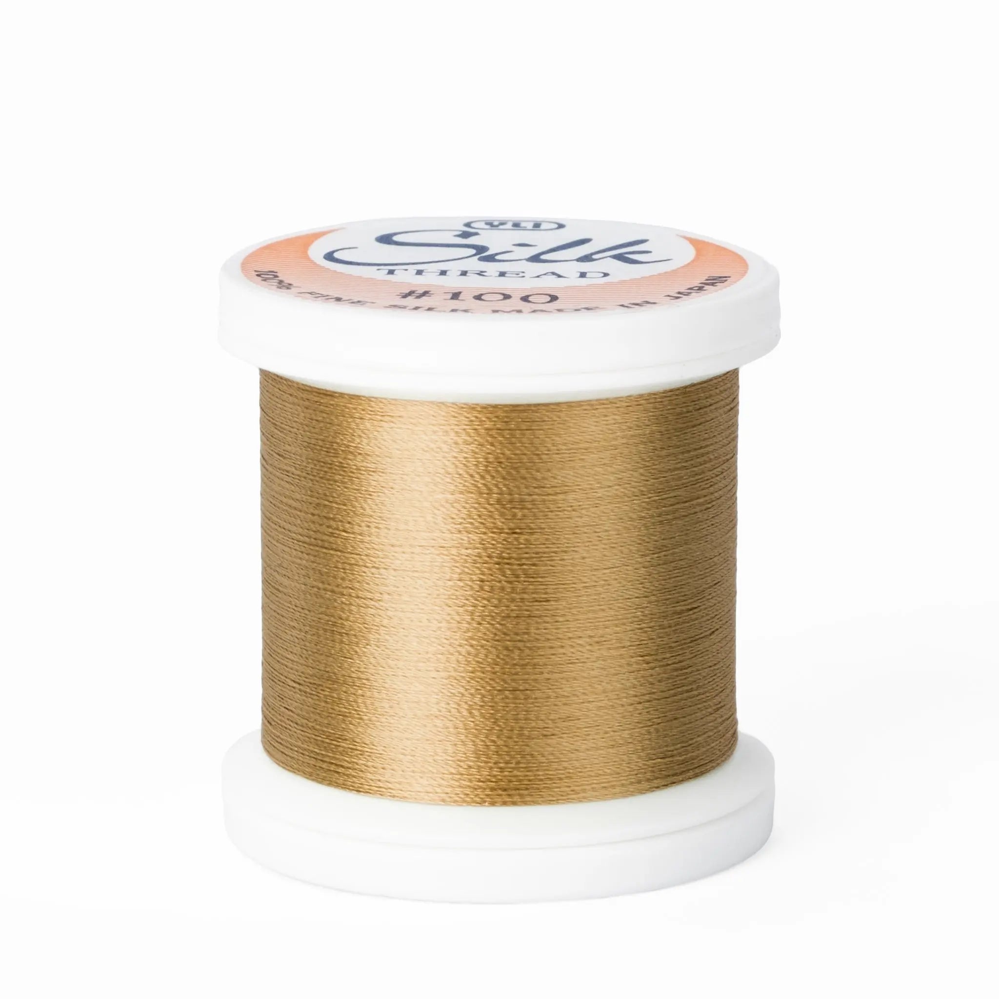 Silk #100 - 241 Dull Gold Spool YLI Threads