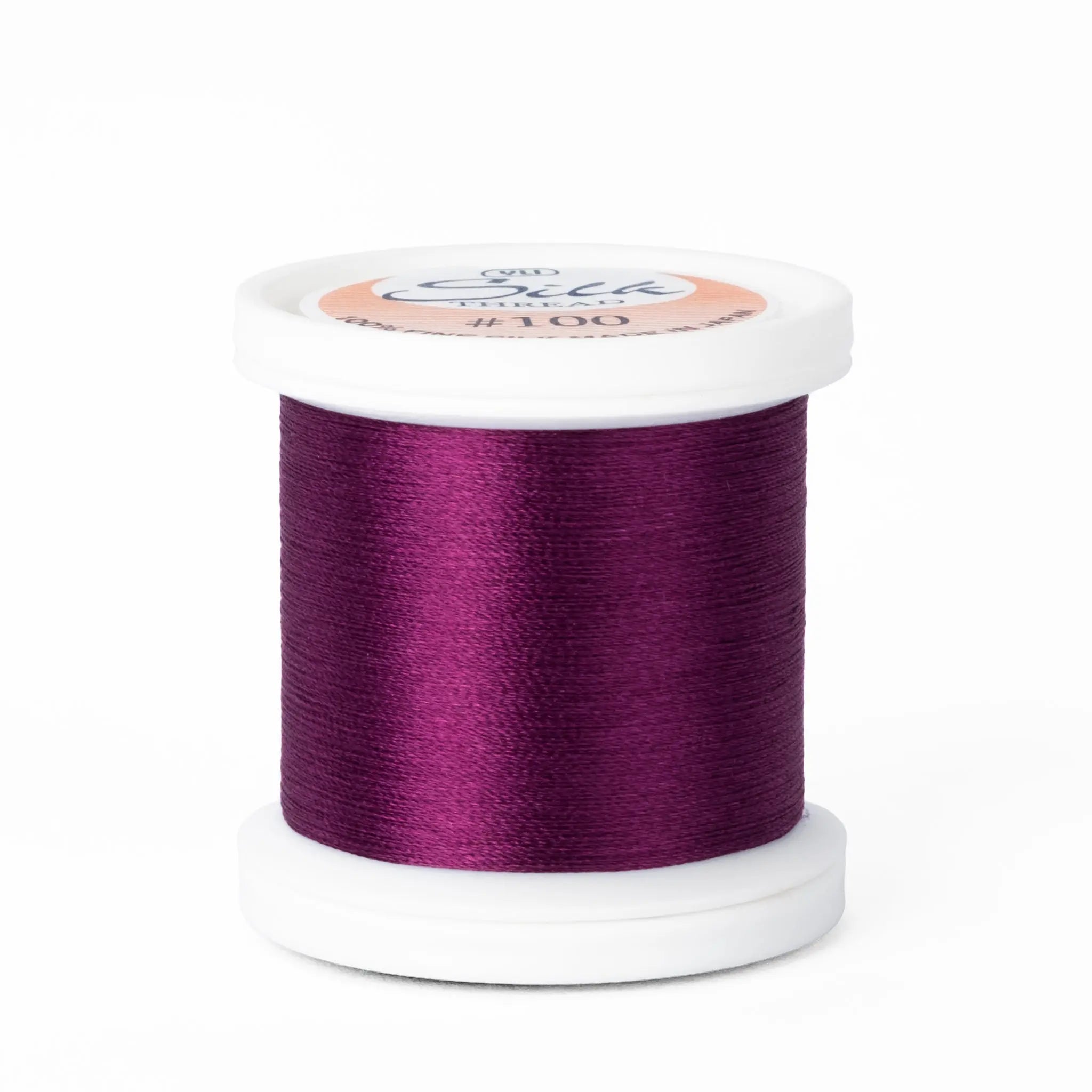 Silk #100 - 244 Eggplant Spool YLI Threads