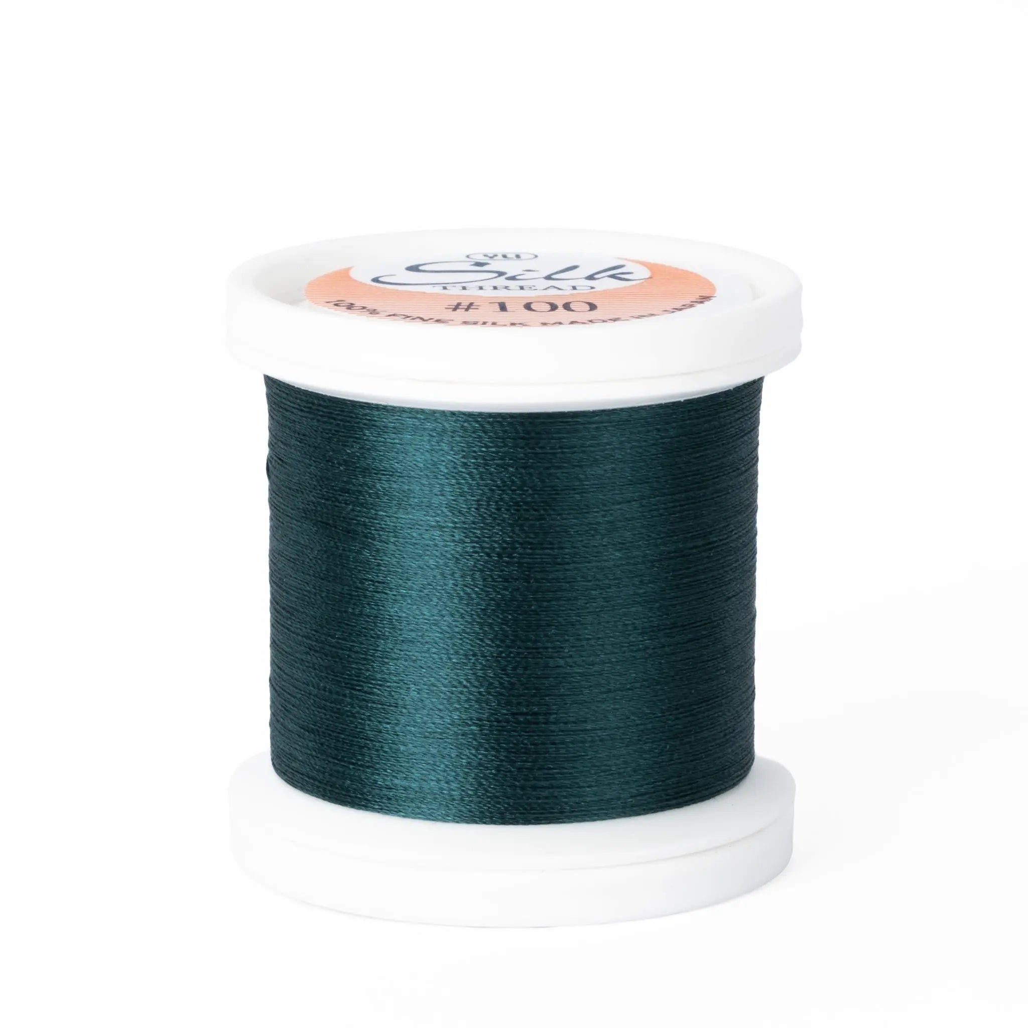 Silk #100 - 251 Dark Teal Spool YLI Threads