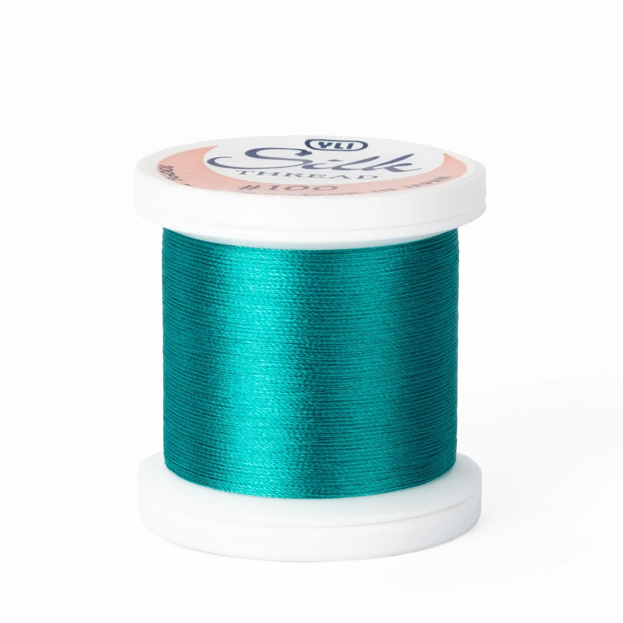 Silk #100 - 255 Medium Sea Green Spool YLI Threads