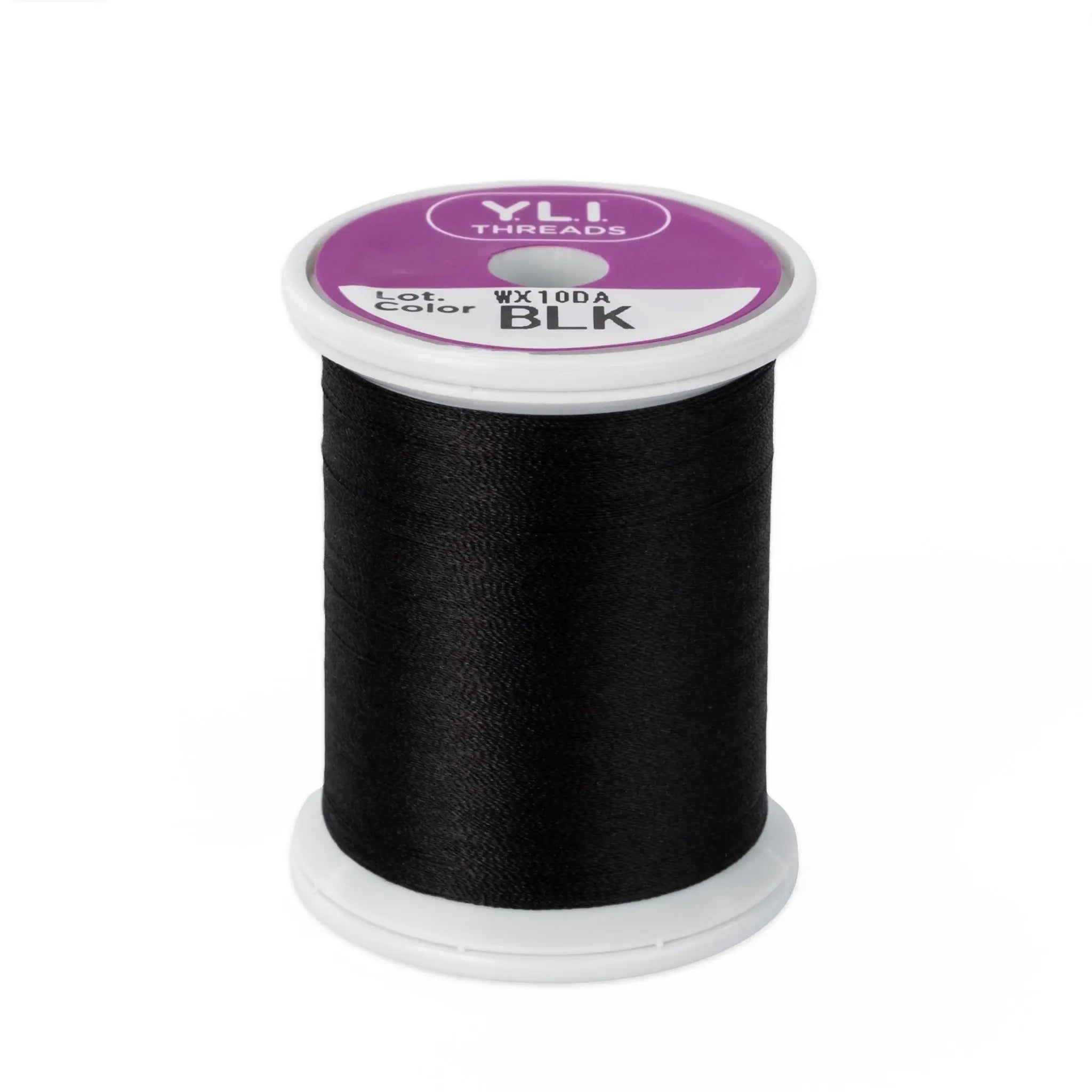 Silk #100 - Black Spool YLI Threads