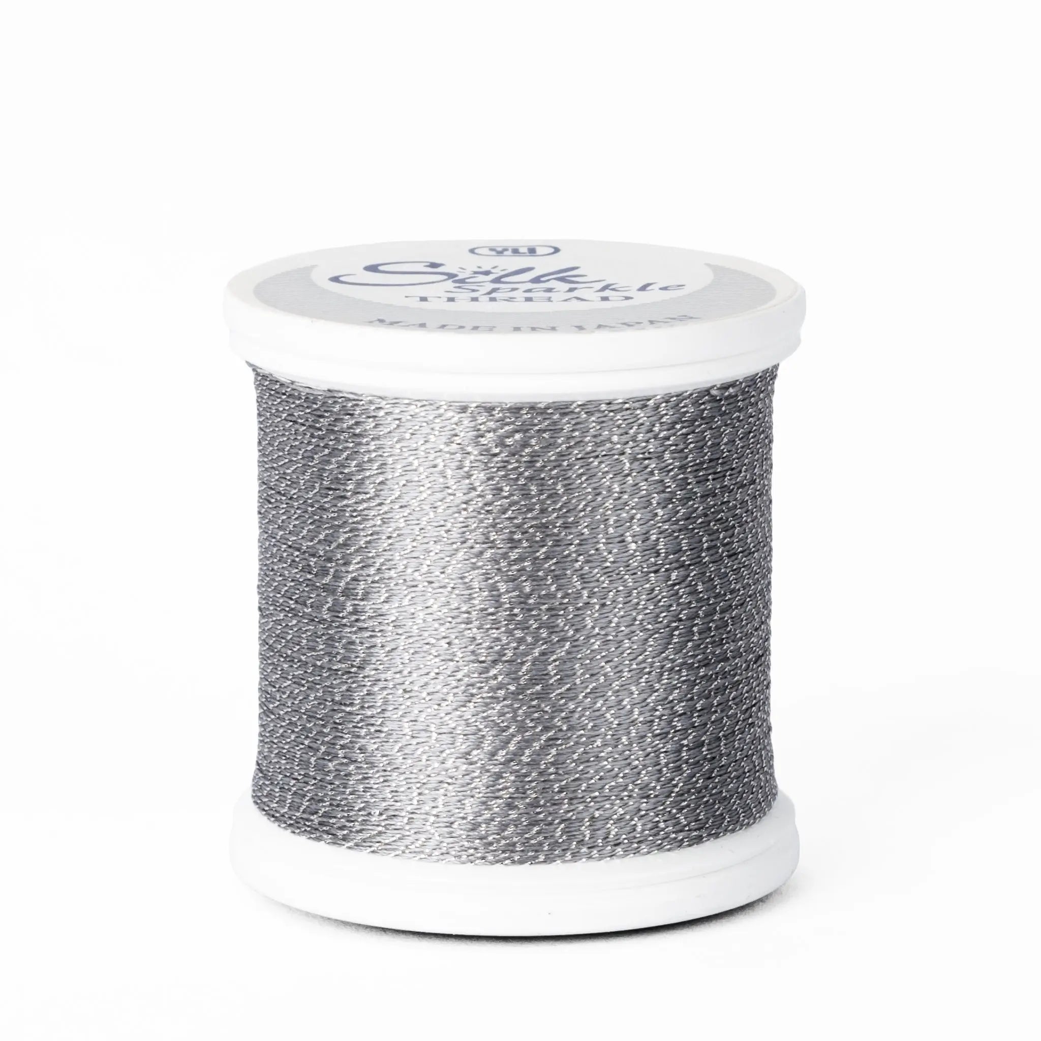 Silk #100 - S32 Silver Sparkle Spool YLI Threads