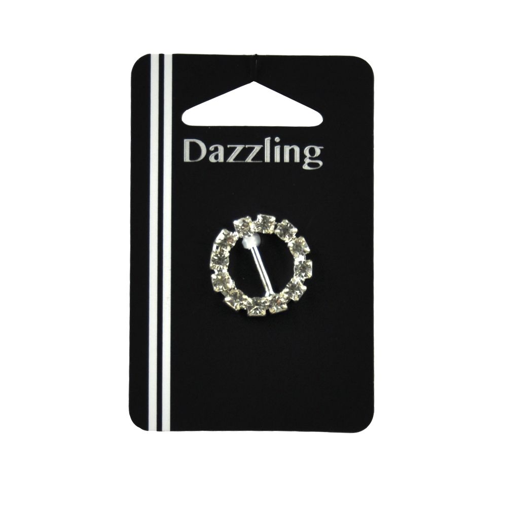 Silver Dazzling Rhinestone Buckles