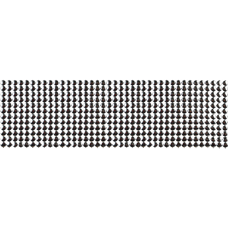 Silver Metal Disc Mesh Trim, 4-inch X 5 Yards – Chainmail Trim for Fashion & Upholstery