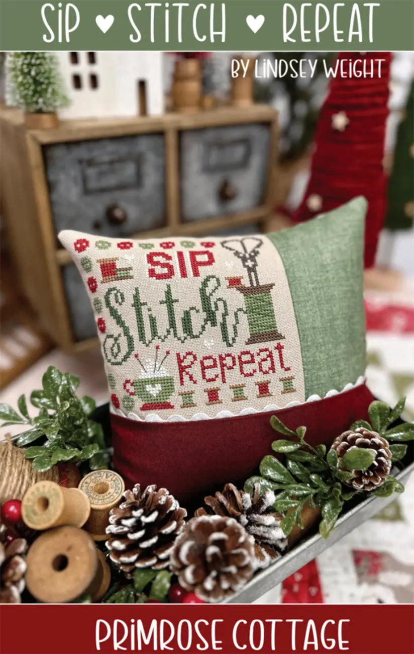Sip Stitch Repeat - Linda's Electric Quilters