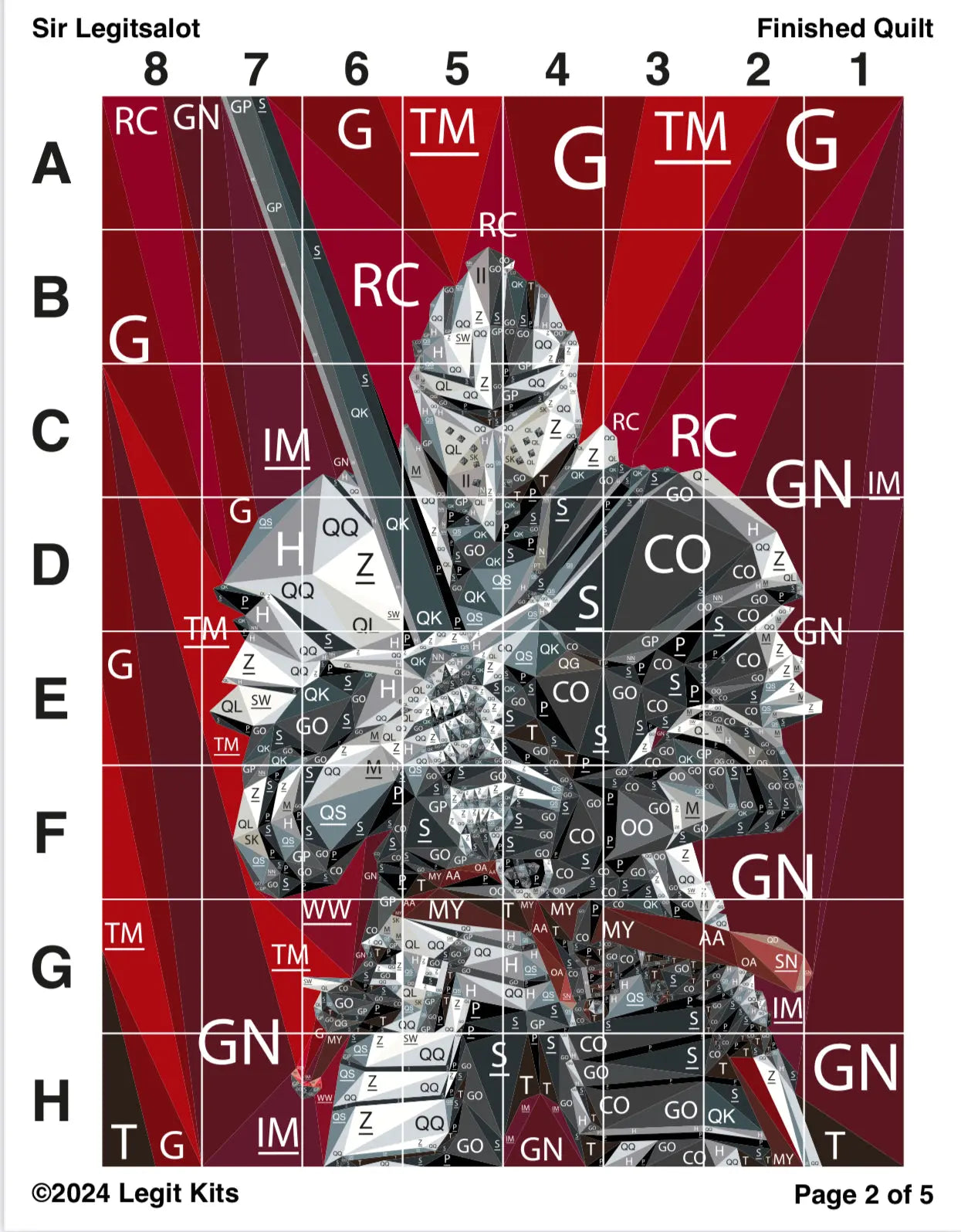 Sir Legitsalot Pattern Legit Kits