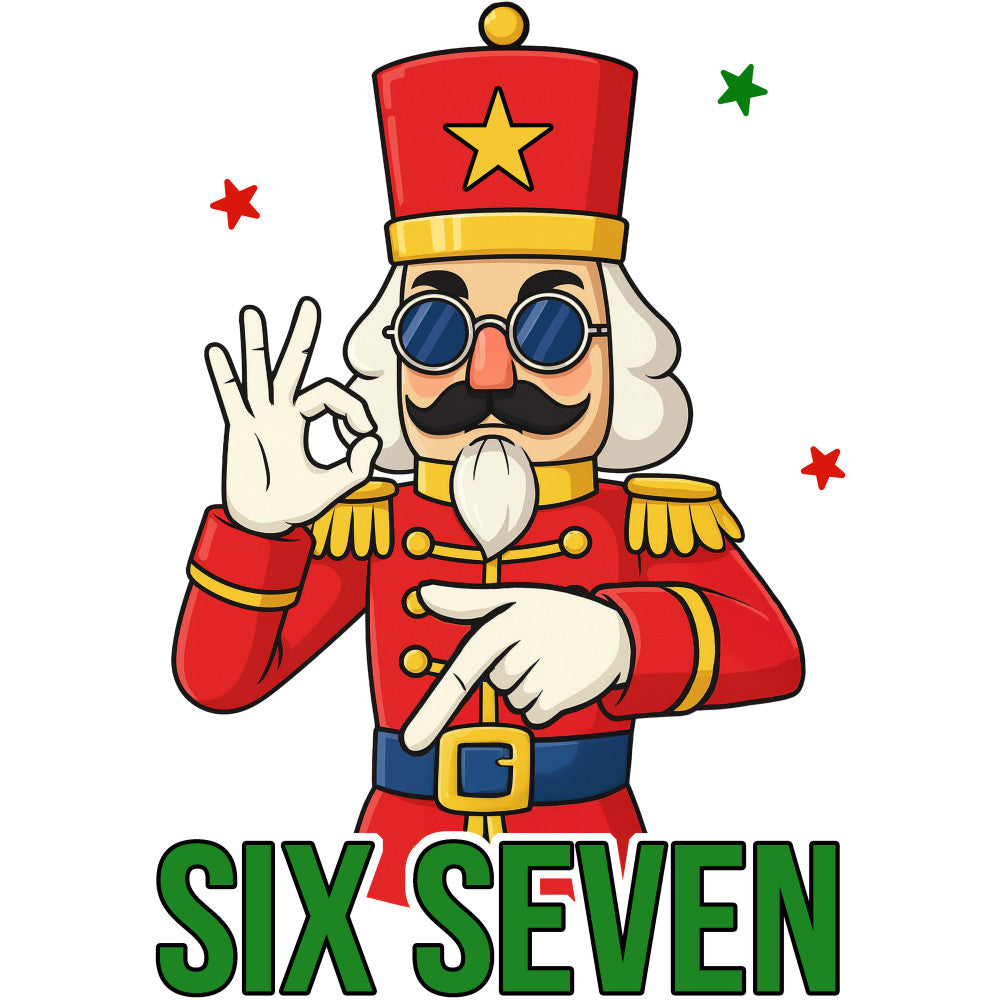 Six Seven Christmas Fabric Panel 1