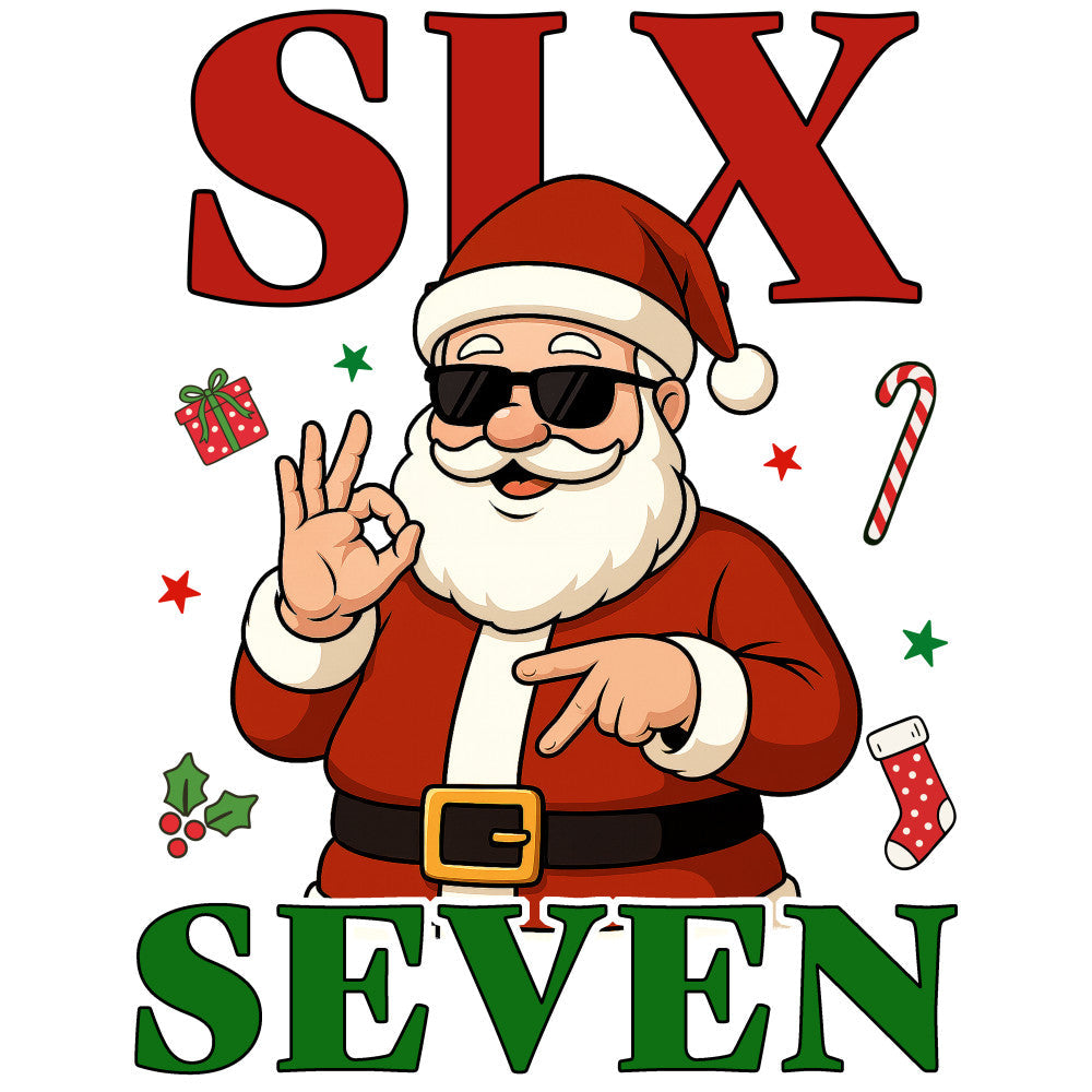 Six Seven Christmas Fabric Panel 6