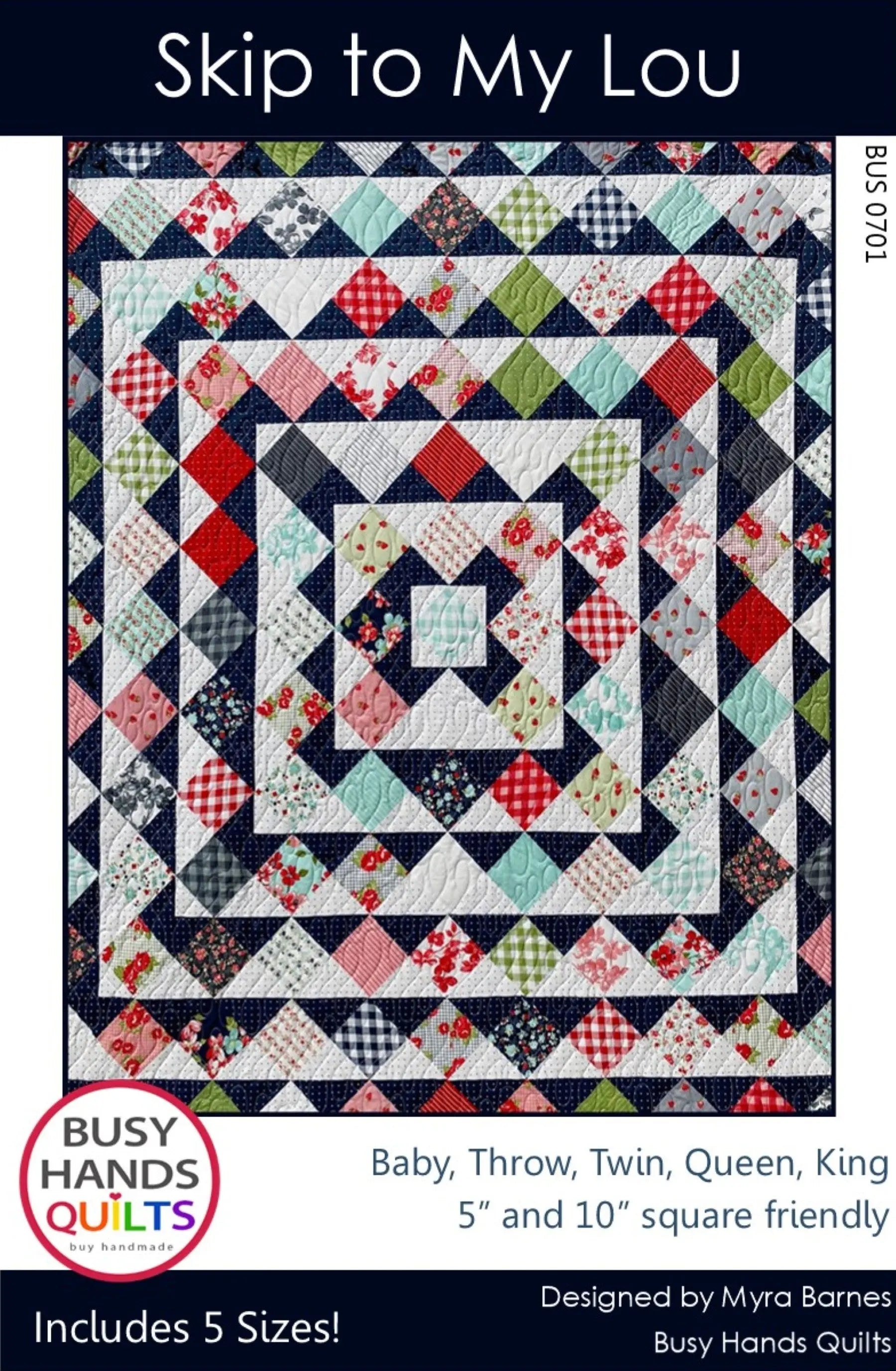 Skip To My Lou Quilt Pattern - Linda's Electric Quilters