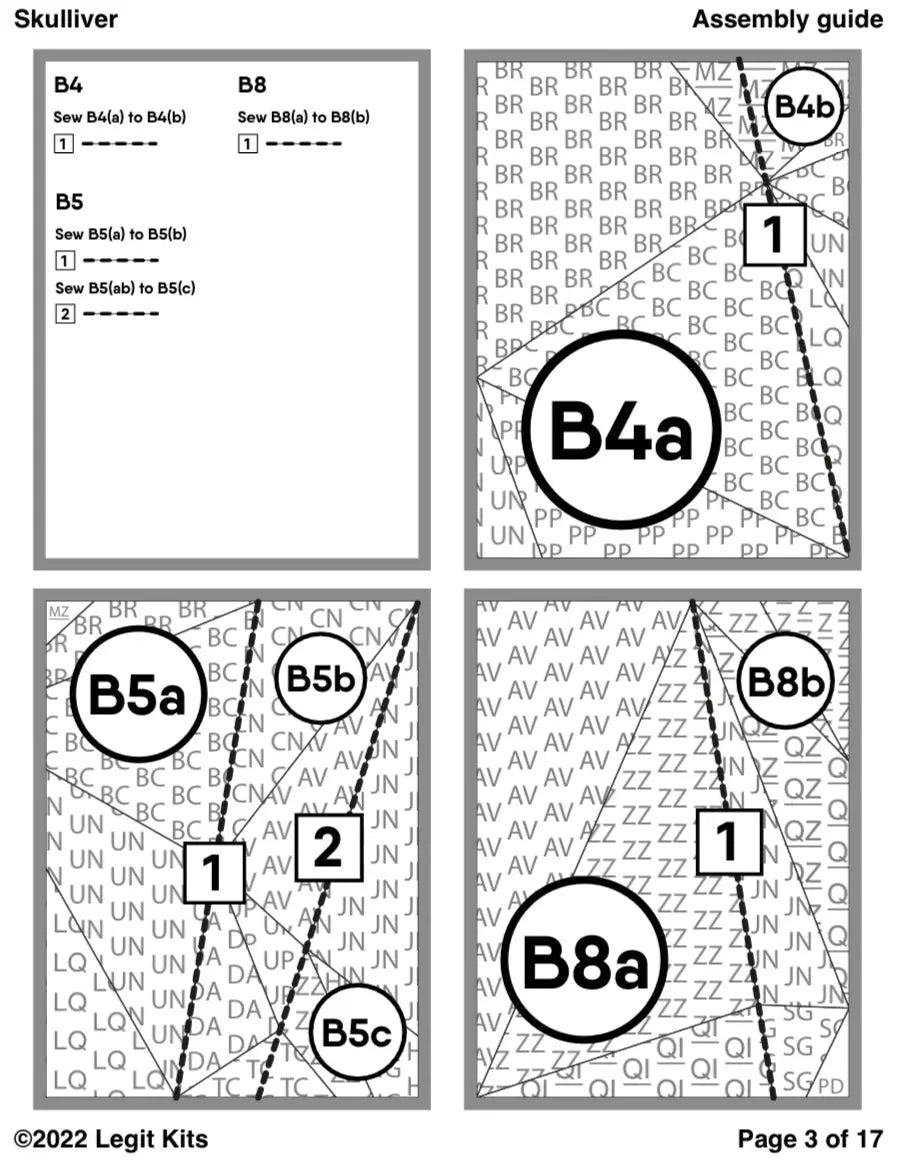 Skulliver Mini Pattern Legit Kits