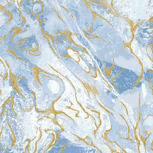 Sky Marbled Earth Cotton 44”/45" Fabric Per Yard Benartex Inc
