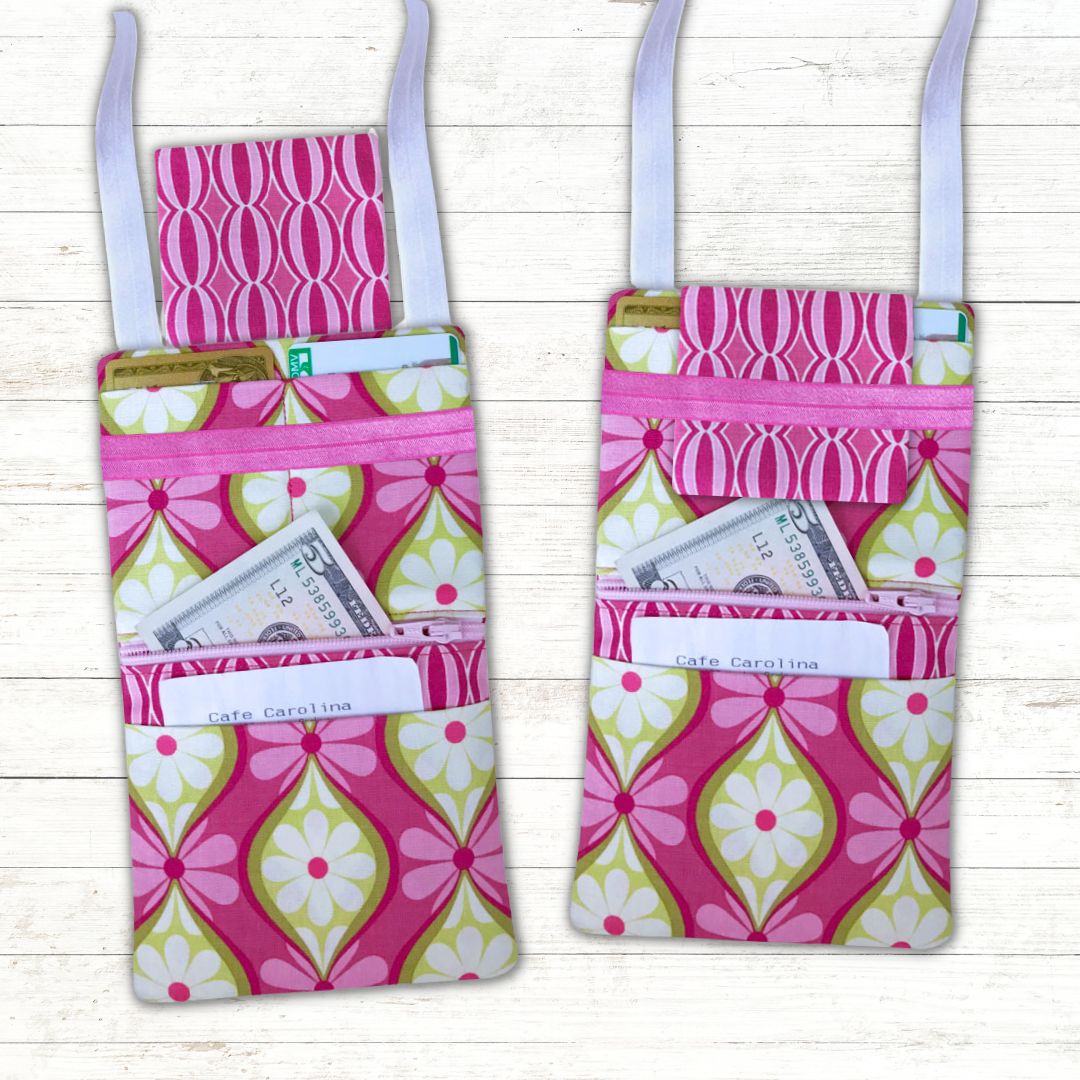Hide Inside In-the-Hoop Travel Wallet Embroidery Design Pickle Pie Designs