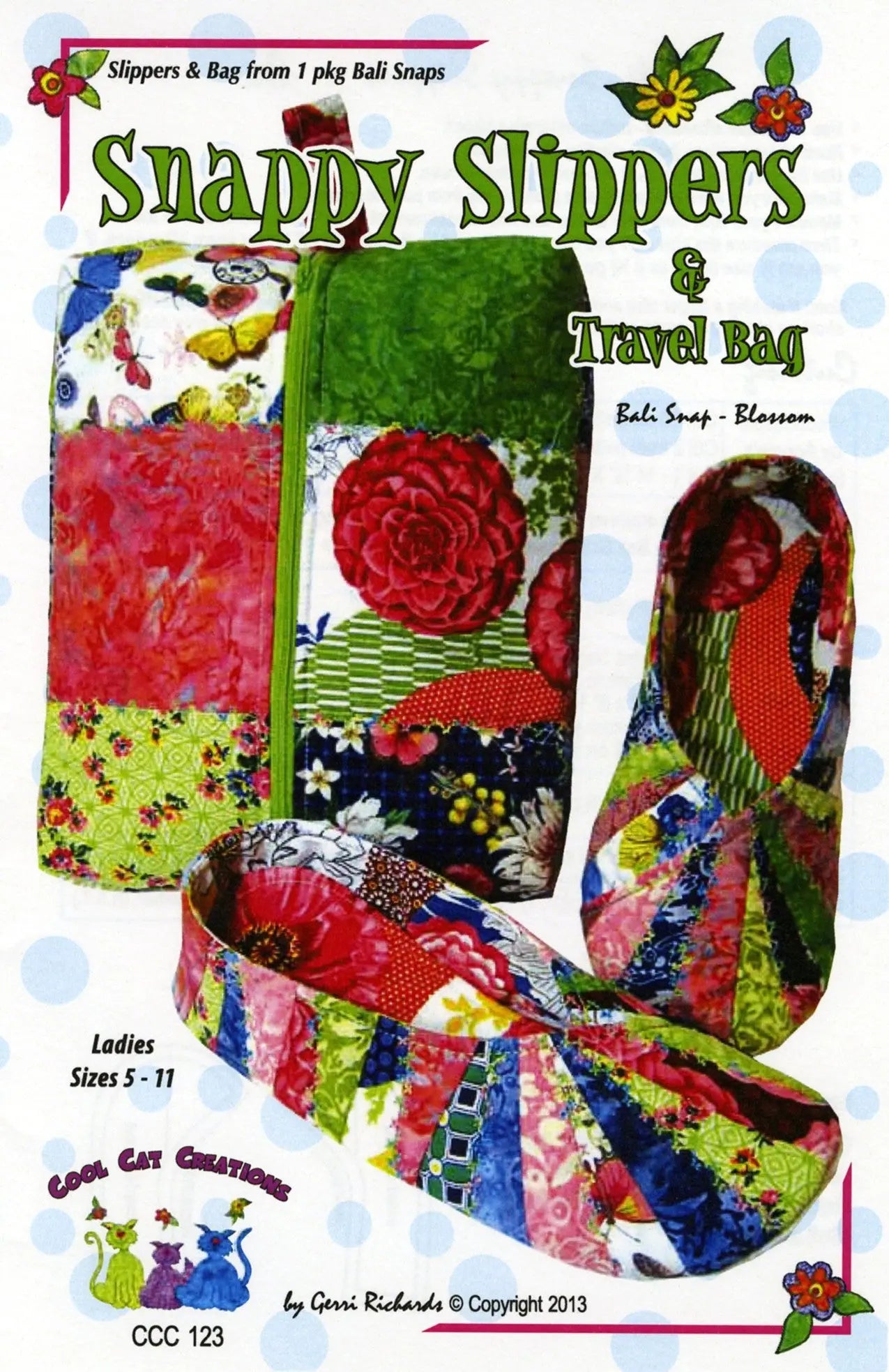 Snappy Slippers & Travel Bag - Linda's Electric Quilters