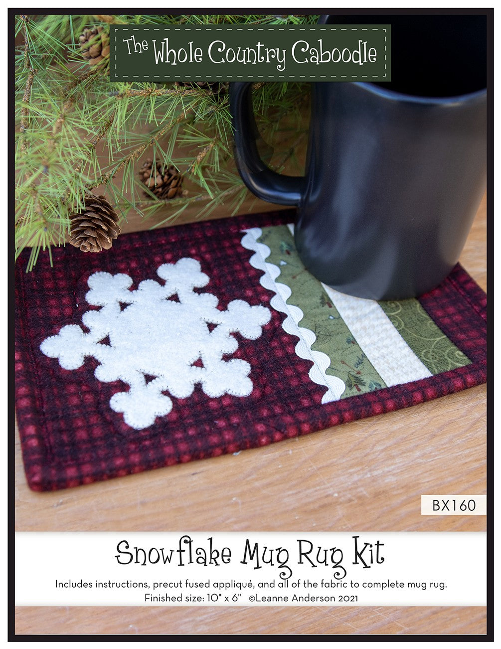 Snowflake Mug Rug Kit