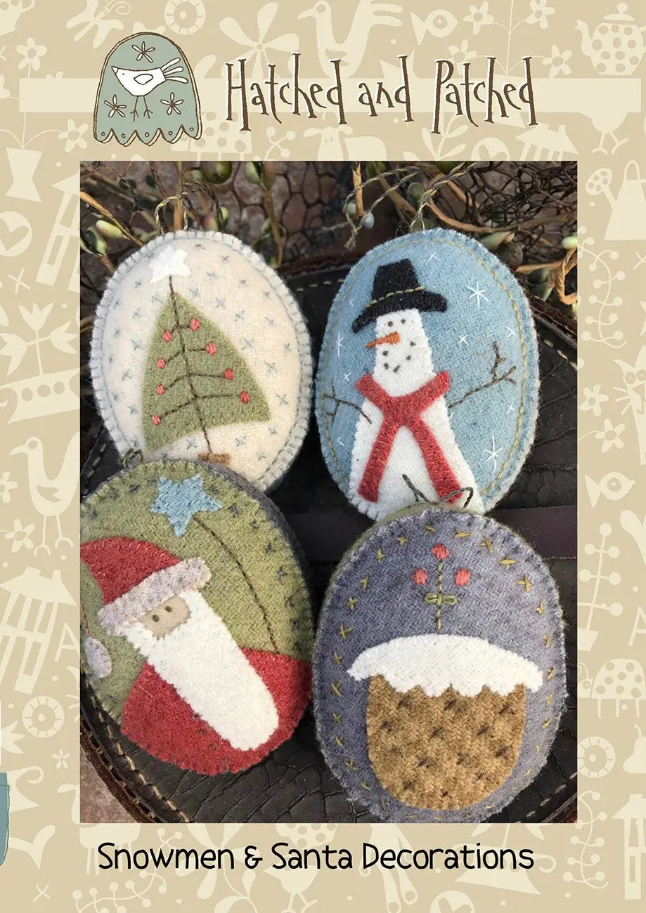 Snowman And Santa Decorations Checker Distributor