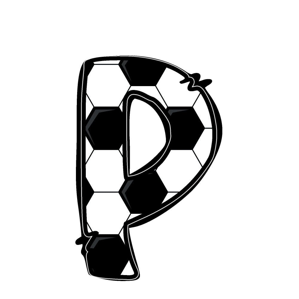Soccer Alphabet Fabric Panel 15