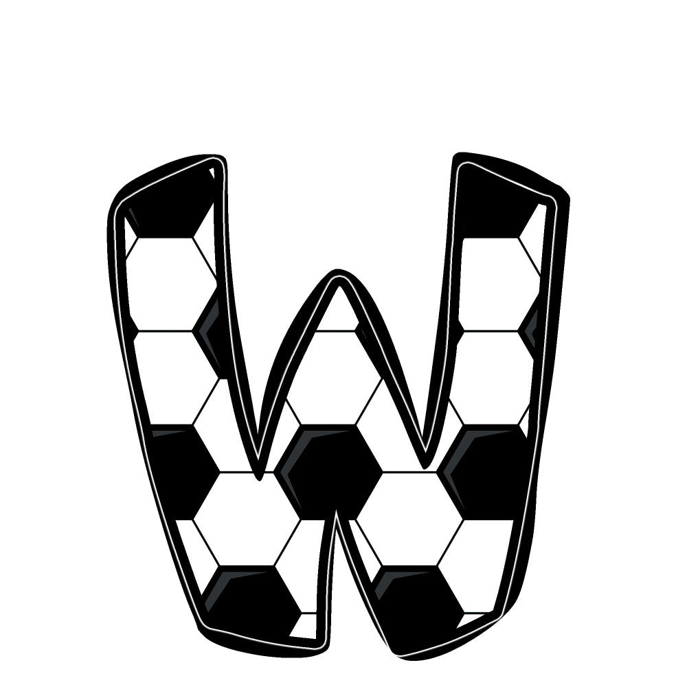 Soccer Alphabet Fabric Panel 22