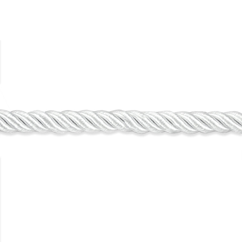 Softer Collection - 3/8" Width Cord without Lip (50 Yard Roll) - BC-1014-27 White