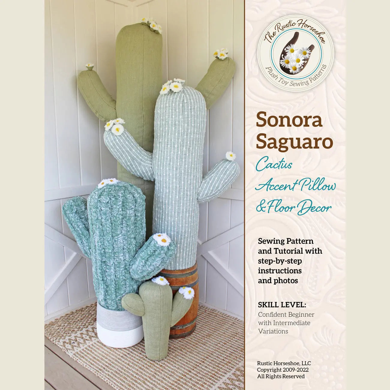 Sonora Saguaro Pillow - Linda's Electric Quilters