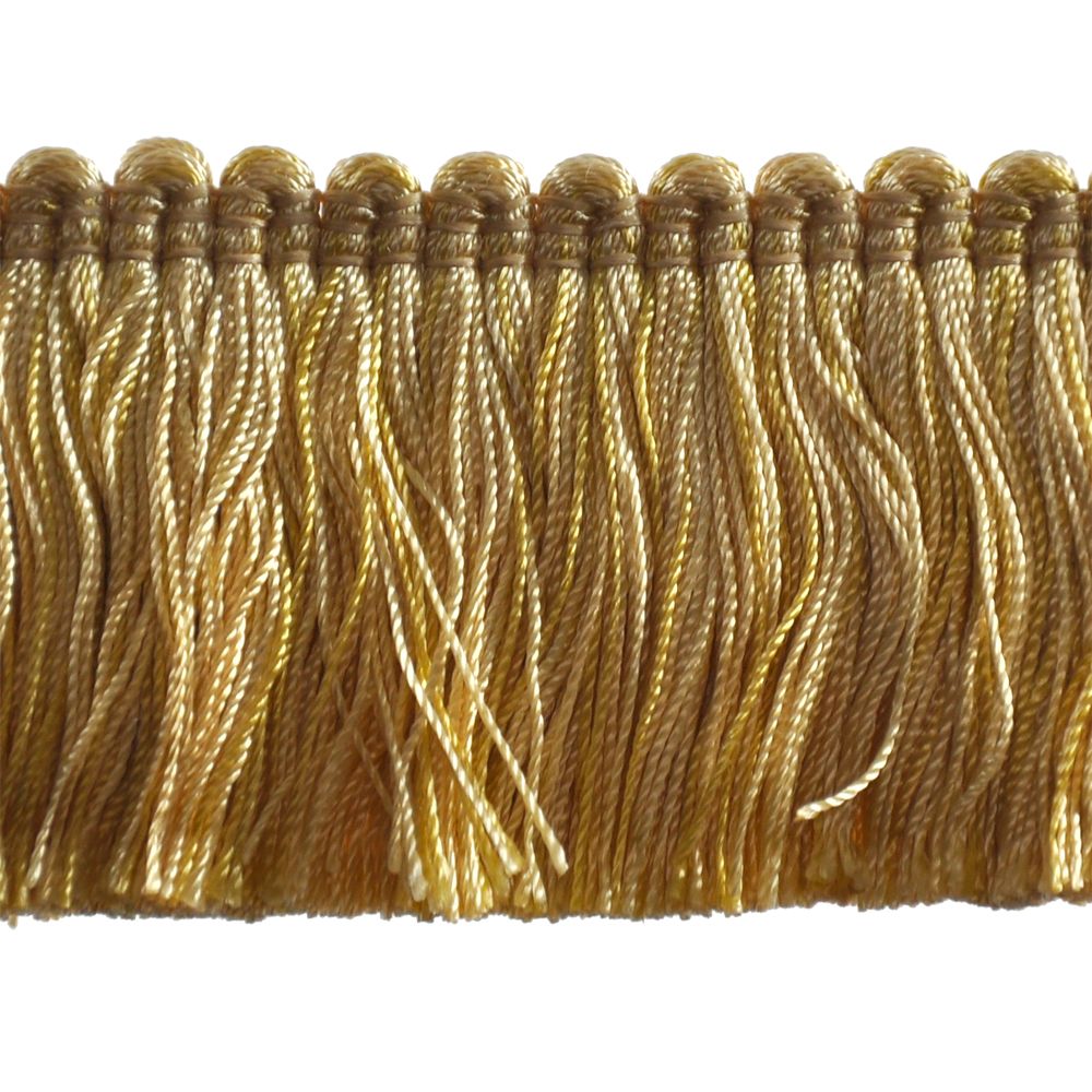 Sophisticated Collection 2" Brush Fringe (25 YD ROLL) in Mocha - BF-4002-61