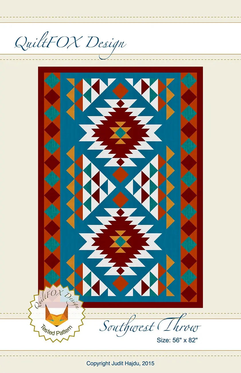 Southwest Throw - Linda's Electric Quilters