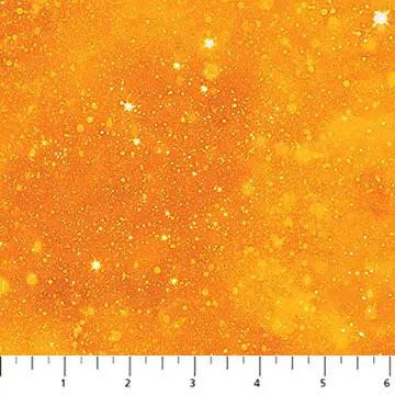 Space Odyssey Gold Universe Cotton 44"/45" Fabric Per Yard Northcott