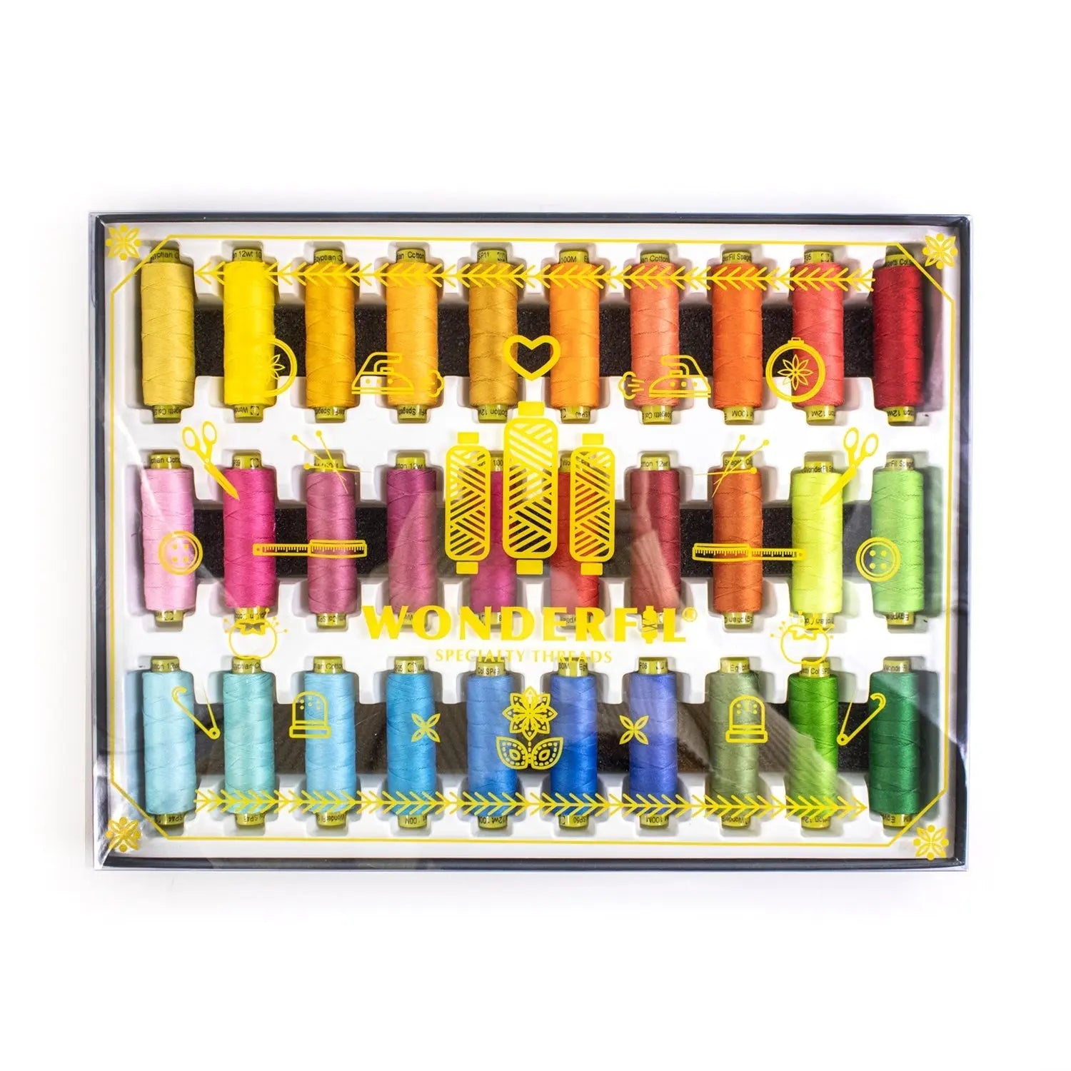 Spagetti™ 12wt Egyptian Cotton Thread : Collector Set WonderFil USA