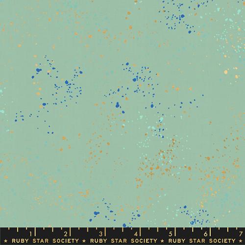 Speckled Metallic Frost Cotton 43 44 inch Fabric Moda Fabrics