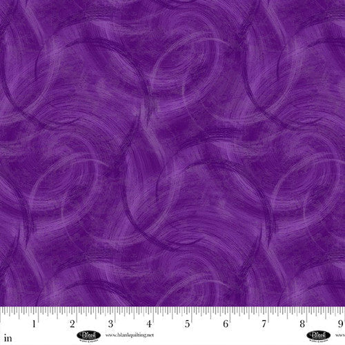 Spin Flannel 108" Satin Moon Designs Purple Cotton Wideback Fabric per yard Blank Quilting Inc