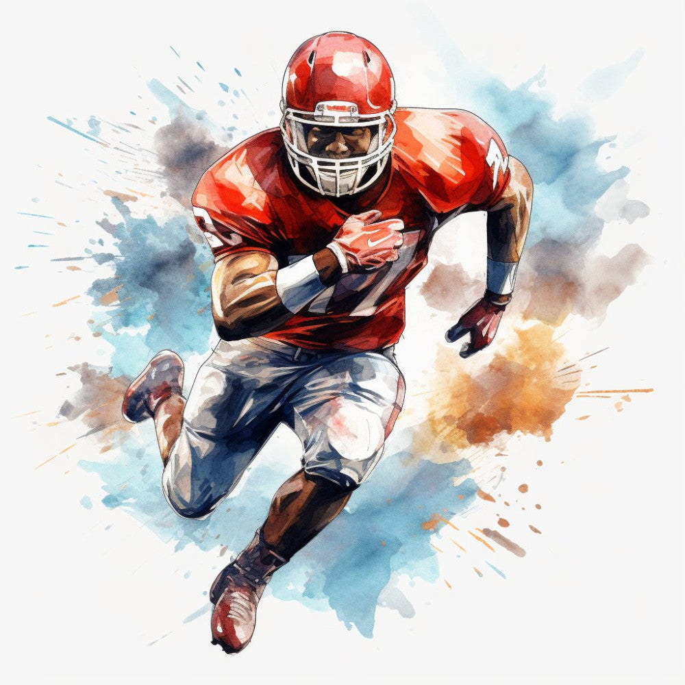 Splash Football Fabric Panel 10
